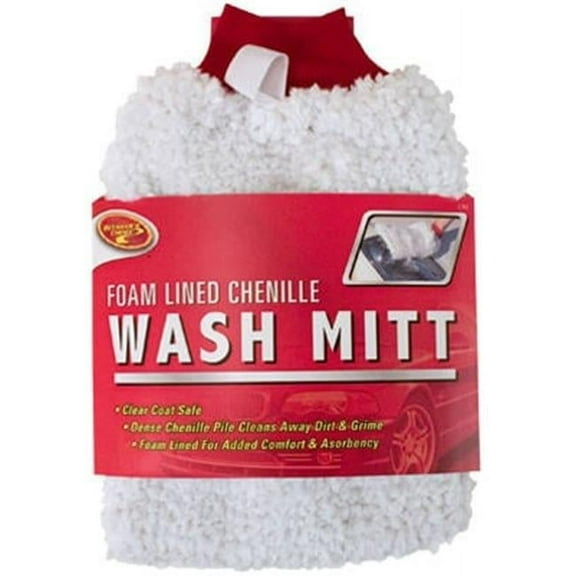 Clean Rite 2-302 Deluxe Chenille Wash Mitt