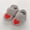 Gray, variant on KEINXS Baby Sweet Shoes Newborn Boys Girls Toddler Shoes Red Heart Crib Shoes Non-Slip Baby Boys Girls Shoes Internal length 11.5