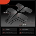 thumbnail image 5 of Set of 4PCS Mud Flaps Splash Guards Mudguards Mudflaps, 5 of 5