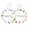 thumbnail image 3 of Bracelet Coloré Mignon pour Femmes Bijou avec Chaîne Réglable Design Délicat pour Toute Occasion, 3 of 7