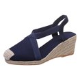thumbnail image 2 of Mujeres Empalme Grueso Inferior Talón inclinado Cómodo Cabeza redonda Zapatos casuales de tela Wmkox8yii sa2788, 2 of 8
