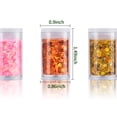 thumbnail image 3 of LICOOL GLITTER - Paquete de 24 purpurina gruesa y fina mixta para decoración de uñas, rostro, cuerpo, cabello, lentejuelas iridiscentes, purpurina suelta, resina epoxi para manualidades, limo, copos e, 3 of 7