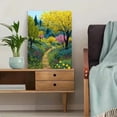 thumbnail image 5 of Vibrant Floral Landscape Path Canvas Print, Wall Decor for Living Room Bedroom Office Hallway Dining Room Home, 5 of 8