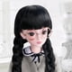 thumbnail image 2 of 1/3 BJD Retro literario marco gafas de caja para Lolita accesorios dorados Macarena Par de gafas de muñeca, 2 of 8