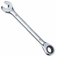 thumbnail image 3 of JRSDRIVE 1 Pcs Ratchet Wrench Chrome Vanadium Steel 72 Teeth Ratcheting Ring Spanner Mirror Polished Surface combination wrench for Mechanic Garages Workshops 16mm E-2257, 3 of 4