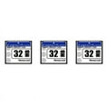 thumbnail image 1 of 3X Carte Mémoire Flash Compacte 32 Mo pour Appareil Photo, Machine Publicitaire, Carte d'Ordinateur Industrielle, 1 of 9