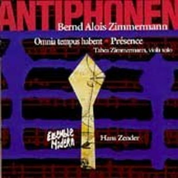 Zimmermann / Zender / Ens Modern - Antiphonen - Music & Performance - CD