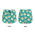 thumbnail image 5 of Lsque Cute Shiba1 Printed Women's Running Shorts with Liner Pockets,Elastic Quick Dry Workout Athletic Gym Yoga Shorts,Womens High Waist Shorts-, 5 of 9