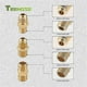 thumbnail image 4 of Accesorios de conexión rápida de gas natural de 3/8 de pulgada, kit de adaptador de conector rápido para parrilla de gas propano, juego de desconexión rápida de manguera de propano de gas LP, 4 of 5