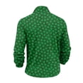 thumbnail image 6 of QHRMKOG Men Sweatshirts Warm Camouflage Print Quarter Zip Pullover Relaxed Fit Sport Stand Collar Sweatshirts Fall Trendy Long Sleeve Tops Green 3XL, 6 of 8