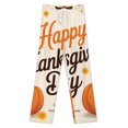 thumbnail image 3 of Fall Thanksgiving Pumpkin Pajama Pants Comfortable Elastic Waist Pajamas Fashion Sleepwear Bottoms Plus Size Homewear, 3 of 6