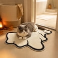 thumbnail image 5 of Yhmxh Halloween Bathroom Rugs, Halloween Ghost Shaped Bath Mats, Farmhouse Non-Slip Area Rug, Fluffy Absorbent Ghost Doormat for Bathroom Halloween Decorations 15.7x23.6 Inches, 5 of 6
