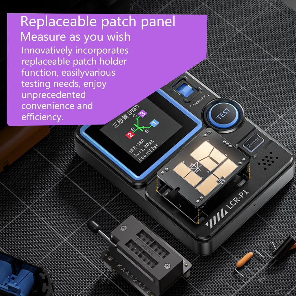 Multifunction Meter Automatic Detector Multimeter Diode Triode Capacitance Resistance Inductance Battery Tester
