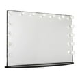 thumbnail image 3 of Impressions Vanity Hollywood Glow Pro LED Makeup Mirror, Tabletop Wall Mount with Detachable Base (Pro Black), 3 of 13