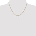 thumbnail image 2 of 18K Leslie's 1.15mm Diamond Cut Cable Chain; 16 inch; Lobster Clasp; for Adults and Teens; for Women and Men, 2 of 5