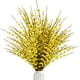 thumbnail image 1 of Xiao Hua 10 flores artificiales de jazmín de 75 cm de largo, ramo de flores falsas altas, ramas secas de jazmín artificial (amarillas), 1 of 5