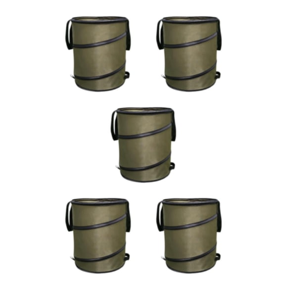 Matsuzay Collapsible Yard Gardening Waste Bag Pop-up eaf Trash Bin Can Type2