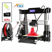Anet A8 High Precision Desktop 3D Printer Kits Reprap i3 DIY Self Assembly with 8GB SD Card THINK