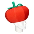 thumbnail image 2 of Tomato Hat - Tomato Party Hat - Vegan Gift Hat - Vegetarian Party Hat - Funny Food Hat - Food Lover Gift Hat -Food Party Hat, 2 of 4
