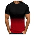 thumbnail image 1 of Playeras De Compresión Para Hombre, Conjunto De Dos Piezas De Camiseta Y Pantalones Cortos De Manga Corta Con Estampado Completo Para Hombre, Camisa Estampada Y Pantalón Corto., 1 of 4
