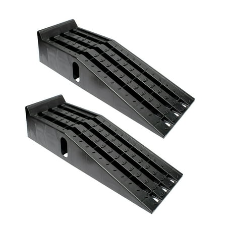 Bob s Industrial Supply Vehicle Service Ramp Set 6.3 Inch Lift 2 Ton Truck Ramps  2 Pack