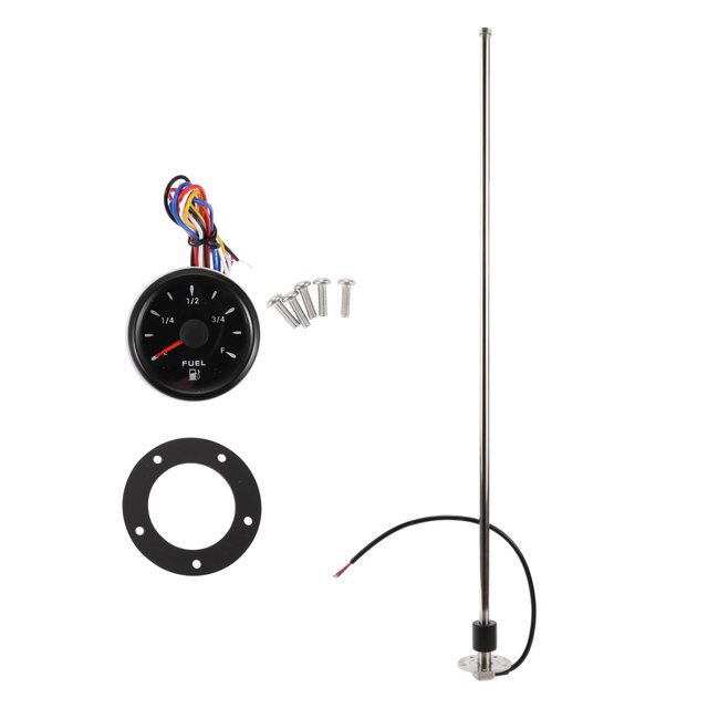 Ofertas Únicas 33.46" Kit de Unidad de Envío de Combustible y Medidor Unidad de Envío de Combustible Marino Metal 1 Set 0-190 Ohm