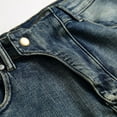 thumbnail image 4 of MHFRRA Bootcut Jeans for Men Men's Cycling Knee Brace Slim Jeans Size 34, 4 of 8