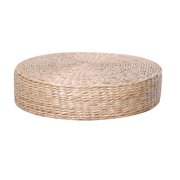 Raindrops Hand Woven Floor Seat Japanese Design Khaki Color Tatami Yoga Cushion 1Pack