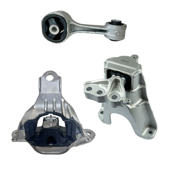 K4451 Engine Motor & Transmission Mount Kit 3pc Compatible with Fits 2018-2020 Honda Civic DX/LX 2.0L Natural Coupe/Sedan Manual | A45004 A65137 A65156