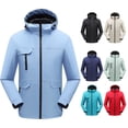 thumbnail image 5 of Dvprdro Jackets for Men Man Solid Color Three Prevention Cottoning Climbing Wear As One Down Intensification Warm Outdoor Jacket, 5 of 5