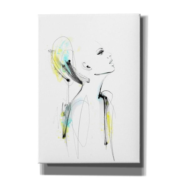 Epic Graffiti 'Lovisa' by Lotta Larsdotter, Canvas Wall Art, 18"x26"
