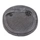 thumbnail image 5 of Pet Memorial Stone Paw Print and Belt Decoration Resin DIY Lettering Pet Headstone Grave Marker for Dogs Cats Grey, 5 of 5