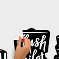 thumbnail image 2 of RoomMates Sticker Muraux Wash Your Hands Soap Quote, 2 of 3