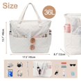 thumbnail image 3 of Bolsa Tote Bluboon Impermeable para Playa 45x20x40cm con Compartimento para Ropa Mojada, 3 of 9