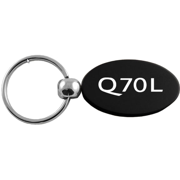 Infiniti Q70L Oval Key Ring (Black)