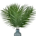 thumbnail image 6 of Trianu Artificial Palm Leaves Stems 11 Pcs, Faux Palm Leaf Greenery Fake Palm Stems for Palm Sunday Flower Arrangement Wedding Party Centerpieces Baby Shower and Home Decor, 6 of 9