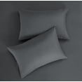thumbnail image 2 of DBOZE Bedding, Bed Sheets Set 4 Piece Bedding Brushed Cotton Blend Shrinkage and Fade Resistant Easy Care,Dark Blue, Cal King, 2 of 3