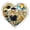 Acrylic Heart-Shaped Wind Chime Under $5 a3, variant on Usloyux Acrylic Heart-shaped Puzzle Wind Chime Pendant, 94-Piece Puzzle Sun Catcher Hanging Decor, Porch Garden Courtyard Outdoor Display Ornament