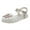 Silver-07, variant on Sandals for Girls,Fisherman Gladiator Water Beach Flat Sandals Closed Toe Princess Costume Summer Dress Shoes for Toddler