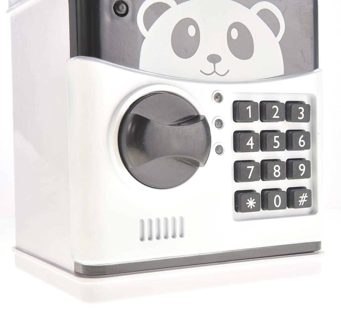 PlayWorld Cartoon Panda Electronic Password Protected Piggy Coin Bank