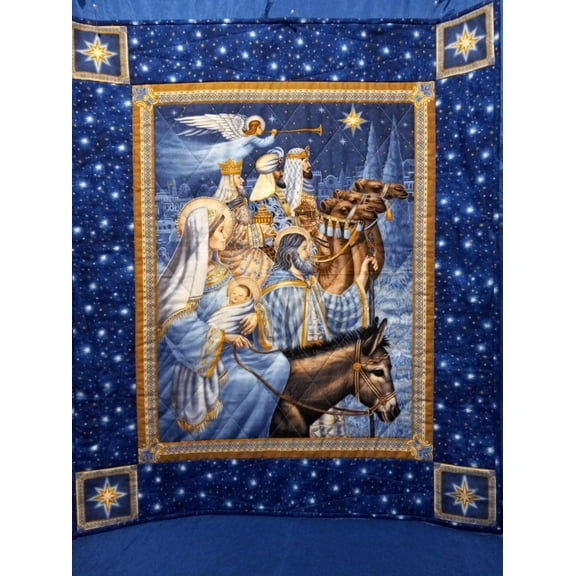 Christmas Tapestry 40x60 inch Vintage Tapestry Blankets Journey from Bethlehem Christmas Wall Hanging Wall Backdrop Tapestries for Wall Decor Bedroom Livingroom