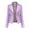 Pink, variant on ZAZYULZ Slim Fit Leather Jacket Womens Thin Lapel Collar Motorcycle Jacket Leather Transitional Jacket(Purple,M)