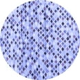 thumbnail image 1 of Ahgly Company Indoor Round Abstract Blue Contemporary Area Rugs, 7' Round, 1 of 4