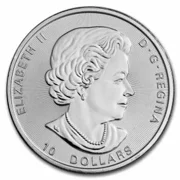 Royal Canadian Mint 2 oz Silver Canadian Maple Leaf Coin (Random Year)