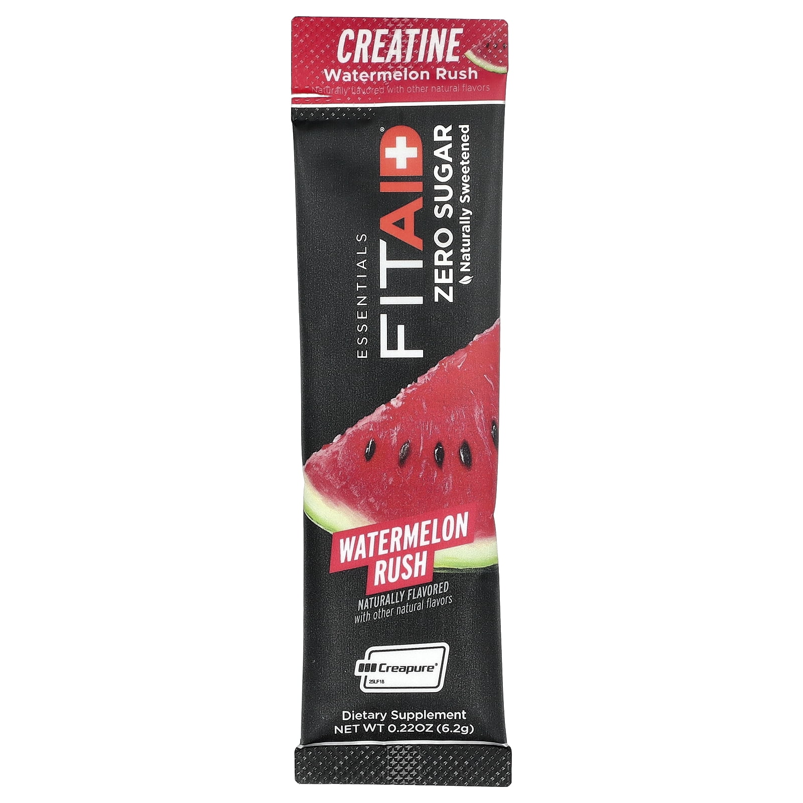 FITAID Essentials, Creatine Monohydrate, Watermelon Rush, 14 Sticks, 0.22 oz (6.2 g) Each