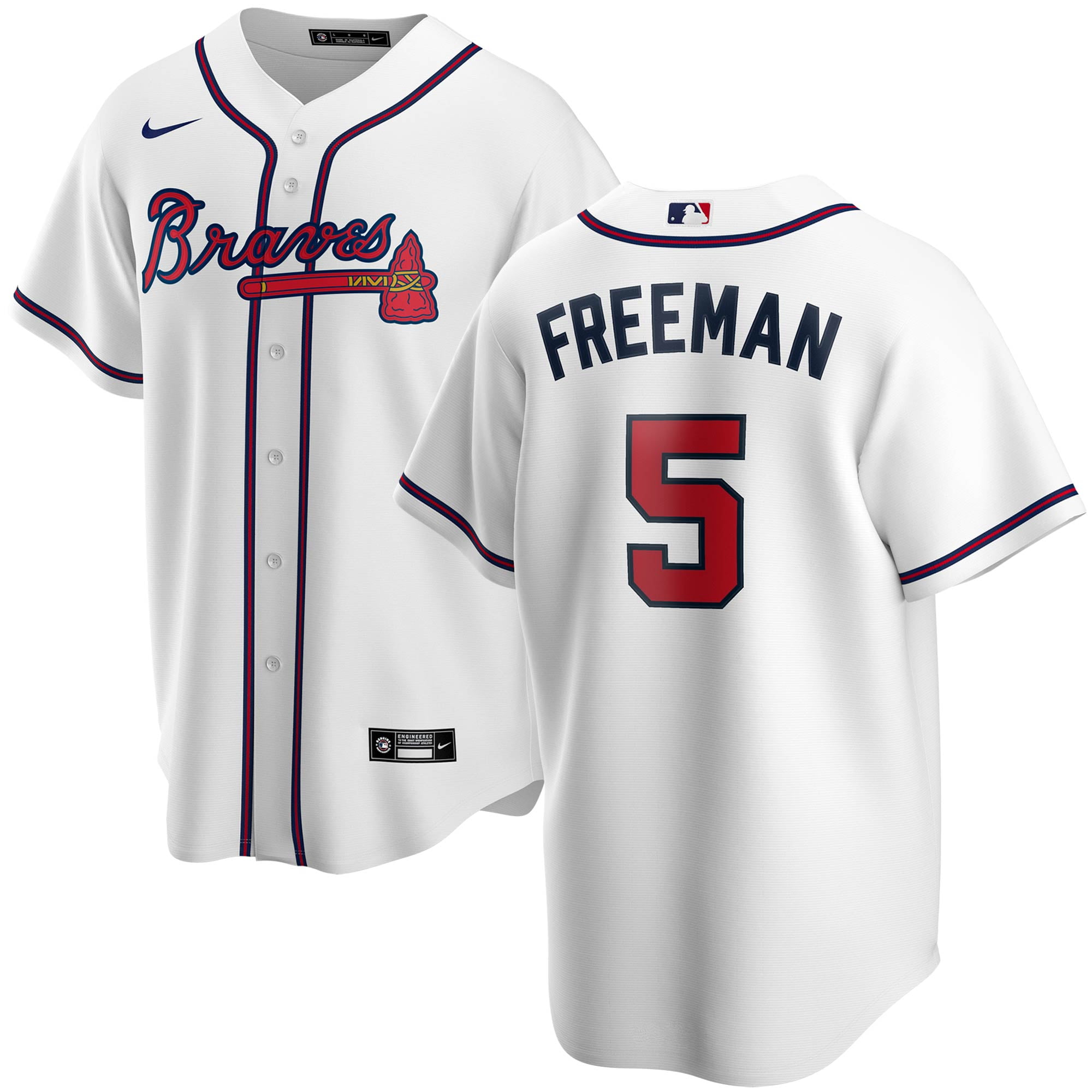 Freddie Freeman Atlanta Braves Nike Youth Home Replica Player Jersey - White - Walmart.com