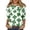 Green, variant on Casual Sweatshirt for Women St. Patrick'S Day Printed Loose O Neck 3/4 Sleeve Comfort Womens New Clothing,Green,2XL
