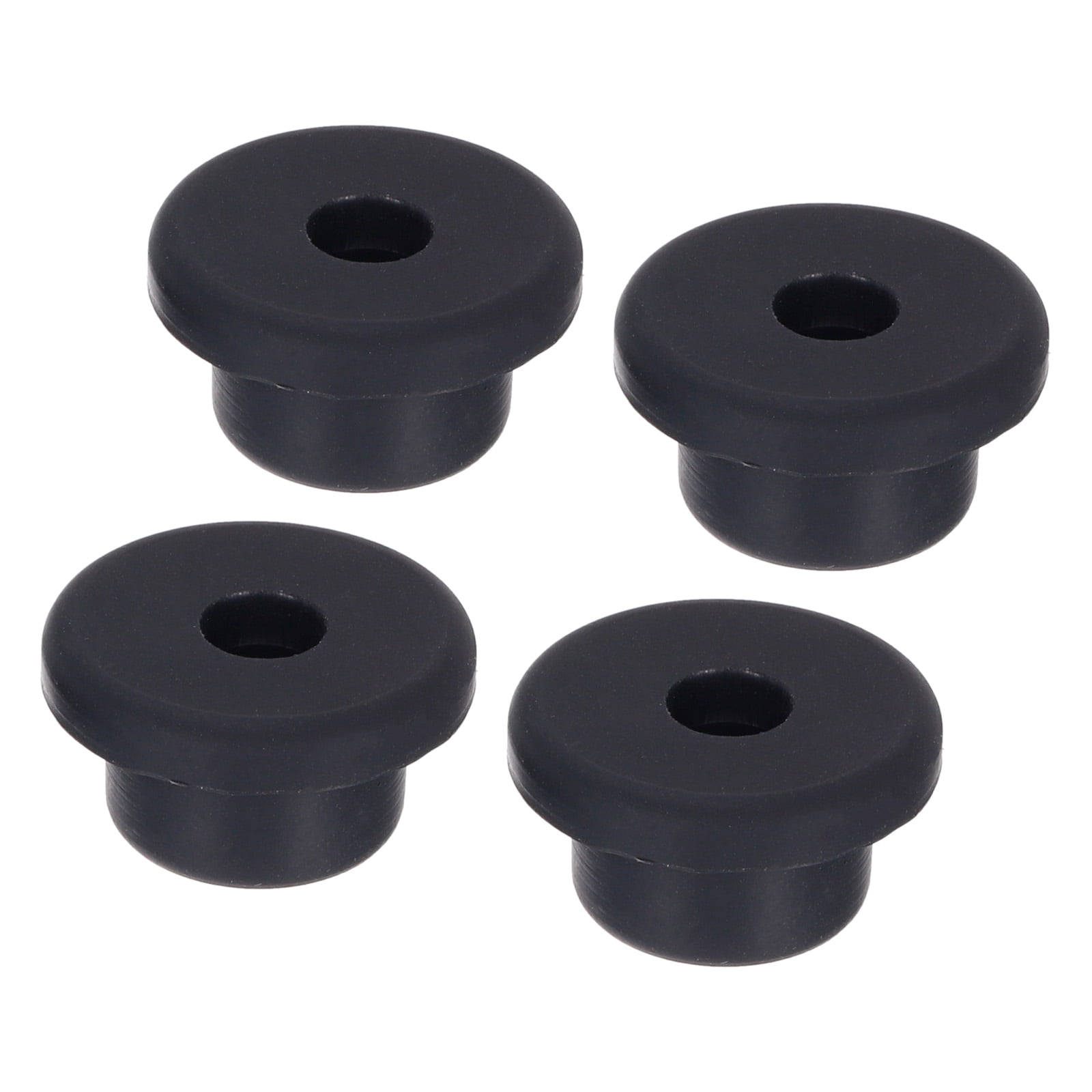 Black Rubber Grommet 1 Inch OD 0.32 Inch ID, 4Pcs Seal Protection Cable