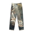 thumbnail image 2 of Fotbe Forest Meditating White Tiger Men's Pajama Pants,Sleepwear Pants,Pj Bottoms Drawstring And Pockets-Large, 2 of 7