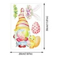 thumbnail image 3 of Hxoliqit Kids Bedroom Set Rabbit Glass Sticker Decal Holiday Decorations Spring Kids Room Home Kitchen Decor 9pc, 3 of 5